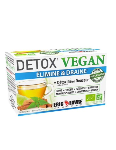 Tisane drainante Detox Vegan  Diurétique naturel Puissant Eric Favre
