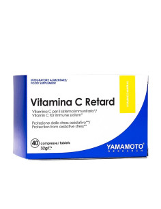 Vitamin C Retard 40 comprimés - Vitamines Yamamoto Nutrition | Dravel