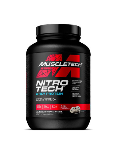 Nitro Tech whey muscletech fraise