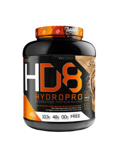 HD8 Hydropro complément alimentaire de la marque starlabs nutrtion et labelisée Optipep , elle contient des di-peptides et des