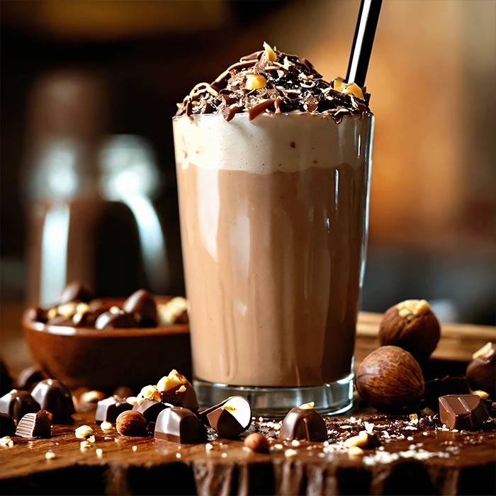 smoothie chocolat noisette