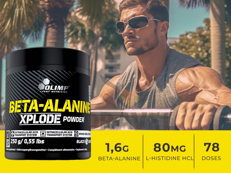 Les avantages de Beta Alanine Xplode Powder Olimp