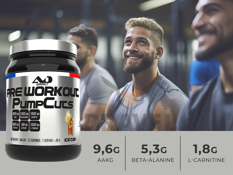 Les avantages de Pump Cuts Addict Sport Nutrition