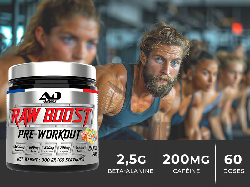 Les avantages du Raw Boost Addict Sport Nutrition