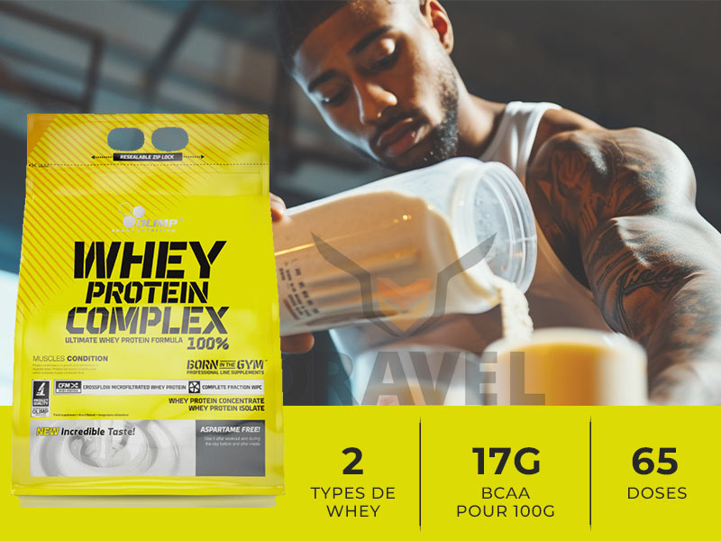 Les avantages de la Whey ProteinComplex 100% Olimp Nutrition
