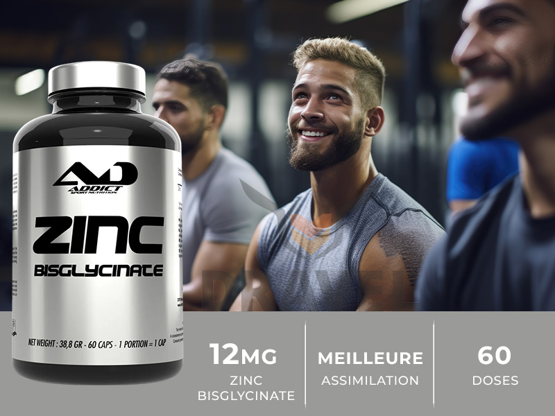 Avantages du Zinc Bisglycinate Addict Sport Nutrition