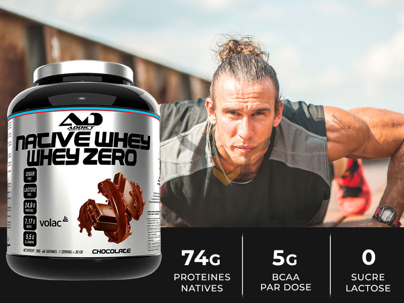 Les avantages de la Native Whey Zero Addict Sport 